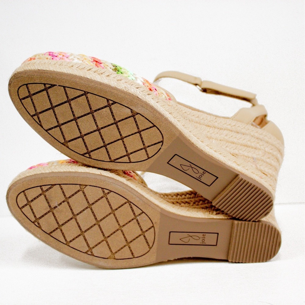 Joie Sloan Espadrille Wedge Sandals, Striped Zig Zag, Women's Size 7 M -NWT - Picture 8 of 12